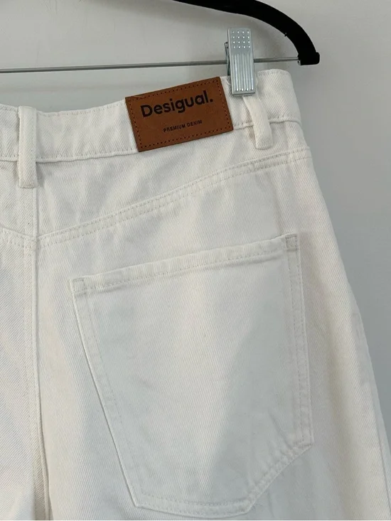 DESIGUAL Wide Leg Jeans EU 36/ US 4 - Picture 8 of 15